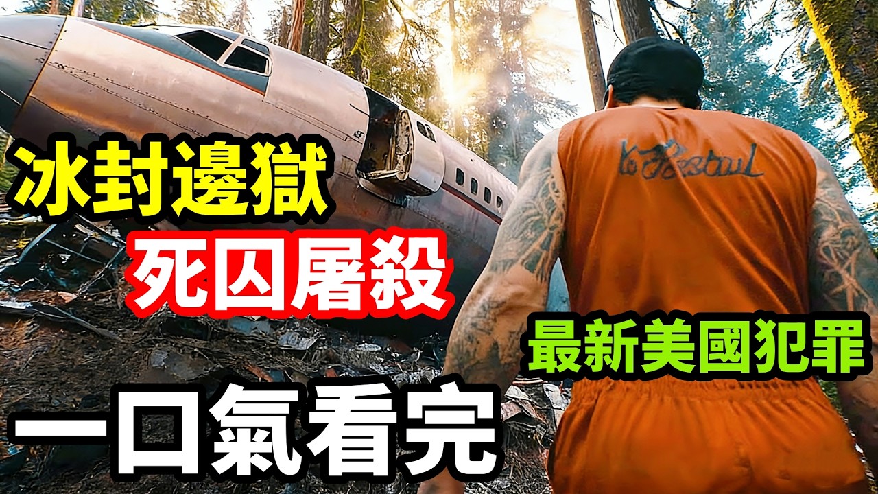 2025高智商犯罪美劇，一口氣看完【失序邊緣，冰封邊獄】1~10全集完整版，死刑犯航班炸穿冰封小鎮，100個重刑犯逃脫，最新歐美電視劇電影解說