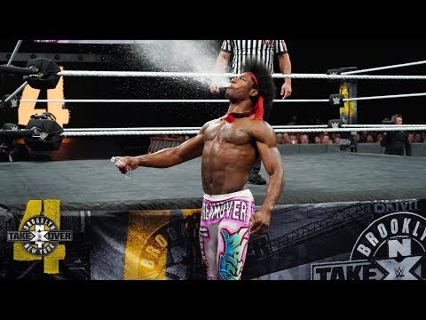 Velveteen Dream embarrasses EC3 by dousing him with water: NXT TakeOver: Brooklyn IV (WWE Network)