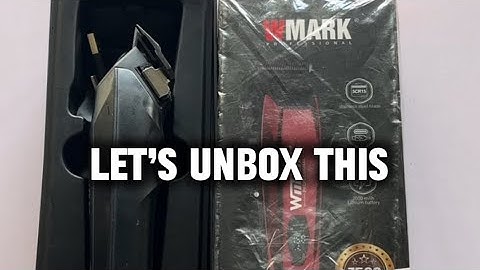 JOIN ME TO UNBOX THE NEW W-MARK CLIPPER check the description for my previous tutorial video link 