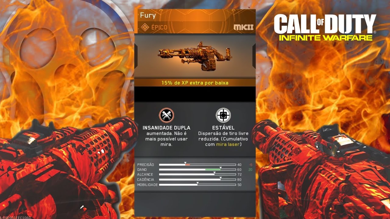 COD INFINITY WARFARE - AUGER FURY "EPIC" VS AUGER "COMUM" - BEST CLASS SETUP!