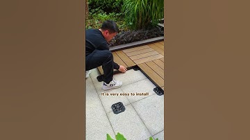 Are You Looking for Big Deck Tile? Here It Is! #wpc #deck #outdoors #garden #diy#home#wood#composite