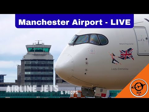 Airport watch - LIVE - Airbus A380 and more! | Thursday 2nd October | Manchester Airport