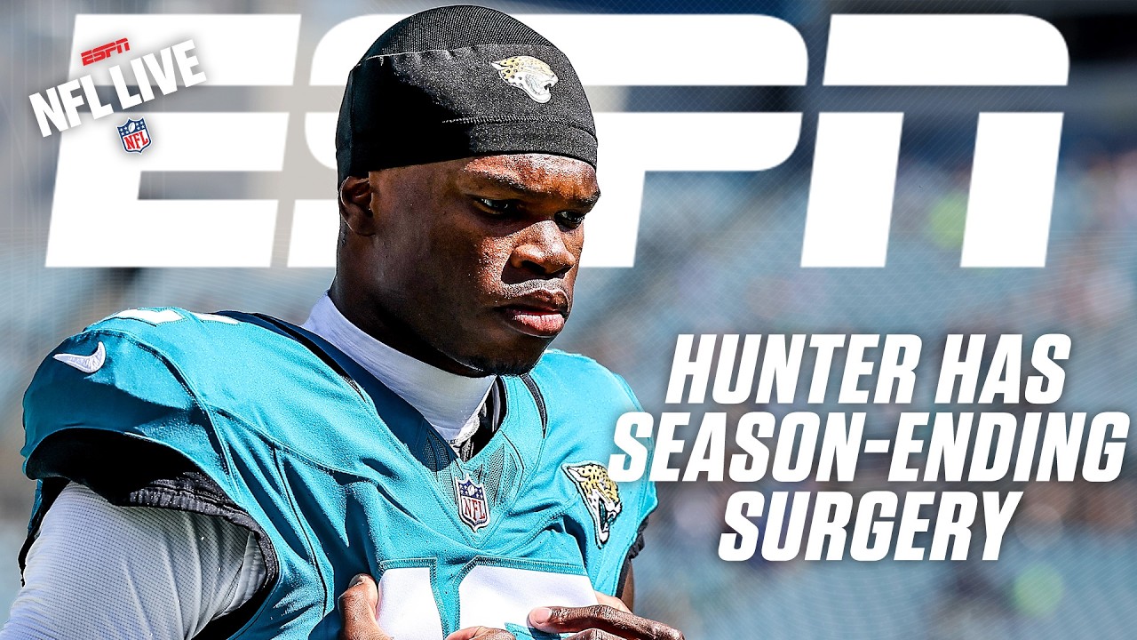 WATCH: Travis Hunter has season-ending surgery: 'Significant loss' for the Jaguars – Orlovsky | NFL Live
