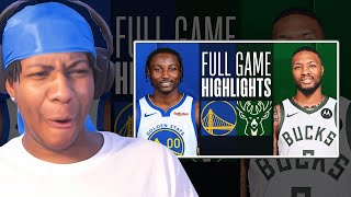 Lvgit Reacts To WARRIORS at BUCKS | FULL GAME HIGHLIGHTS | January 13, 2024