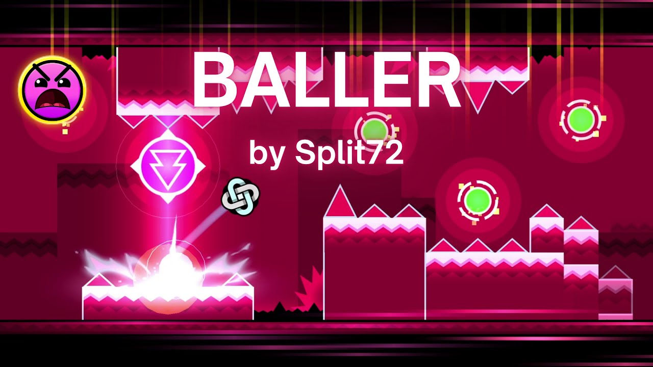 BALLER by Split72 (Insane 9 stars) {Feature} -Geometry Dash- - YouTube