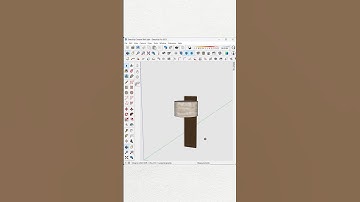 How to Model a Travertine Wall Light in SketchUp | Realistic Material #sketchup_core #sketchup