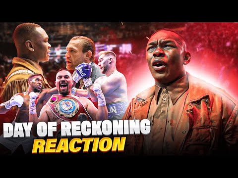 Israel Adesanya Reacts to the INSANE Day of Reckoning Boxing PPV & Runs Into Conor