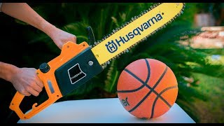 Chainsaw vs Basket Ball by 100% 15,727 views 4 years ago 4 minutes, 29 seconds