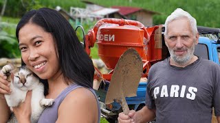 видео: Купили бетономешалку | Отец и сын строят домик в деревне | Жизнь с филиппинкой  картинка: Купили бетономешалку | Отец и сын строят домик в деревне | Жизнь с филиппинкой