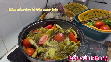 CÁ CHÉP OM DƯA "KHÔNG CẦN CHIÊN CÁ" VẪN THƠM NGON KHÔNG BỊ TANH