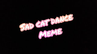 Sad Cat Dancememefnia