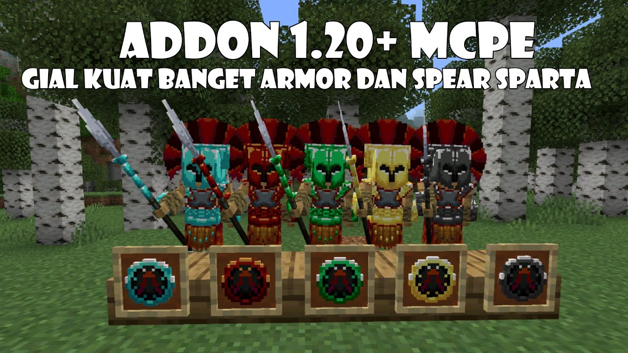 ADDON SPARTA BACA DESKRIPSI MCPE 1.20 - YouTube