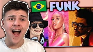 Hit Songs But They're BRAZIL FUNK 😱🤯! |🇬🇧UK Reaction