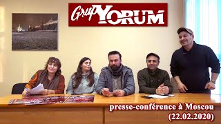 Grup Yorum: Presse-Conférence À Moscou (22.02.2020)