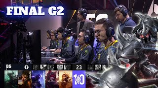 EG vs 100 - Game 2 | Grand Finals Playoffs S12 LCS Spring 2022 | Evil Geniuses vs 100 Thieves G2