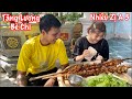 Lộc Fuho - Tăng Lương Cho Bé Chi Và ĂN 2 Cây Xuyên Que Khổng Lồ