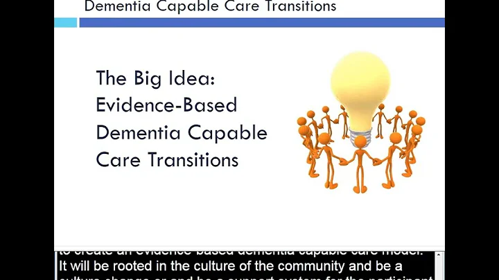 2020 NADRC Webinar (Sept 19, 2020): Hospital2Home-Dementia Capable Care Transitions