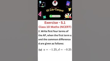 Exercise 5.1 Q - 2 (v) | NCERT Class 10 Maths | Arithmetic Progressions Chapter 5 Solutions NCERT