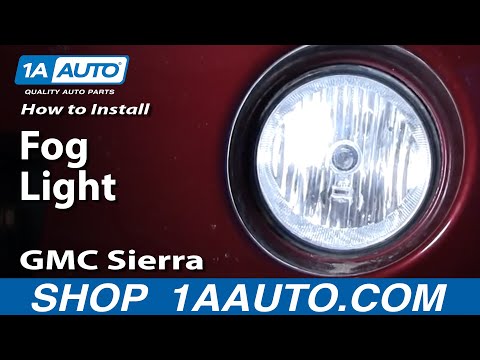 Jak vyměnit mlhová světla 03-06 GMC Sierra 2500