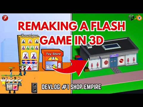 REMAKING A FLASH GAME | Devlog #1 - Shop Empire
