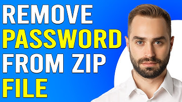 How To Remove Password From Zip File (How To Unlock/Remove Password From Zip File)