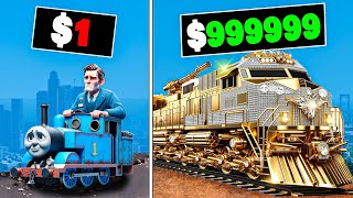 $1 to $1,000,000 Train in GTA 5