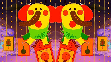 [ Most Viewed ] Elephant in Double mirror hickory Dickory Dock| Color Inversion| Video Tutorial FX