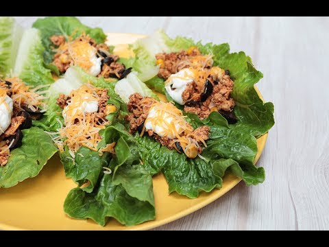 เมี่ยงทาโก้ไก่ Chicken Taco Lettuce Wraps : พลพรรคนักปรุง