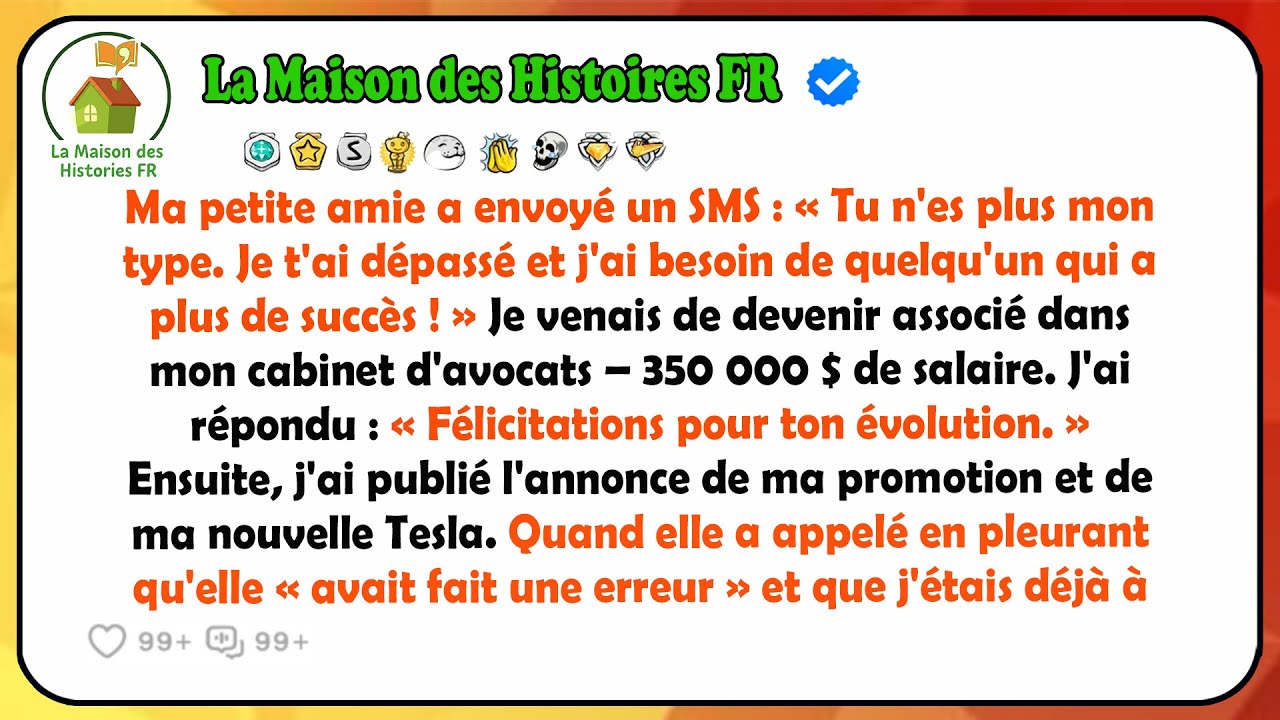 Mon téléphone a vibré au moment précis où le directeur des associés me serrait la main pour m’annoncer ma promotion. Des années de semaines interminables, de weekends sacrifiés, et voilà que...