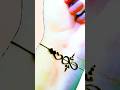 Heart shape tattoo bracelet mehndi design #shorts #mehndi #henna #youtubeshorts #trending