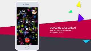 Live Call Screen Theme Color Phone X OS 11 Dialer screenshot 1