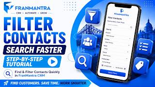 How to Filter Contacts in CRM | Find Customers Faster | FranMantra CRM Tutorial