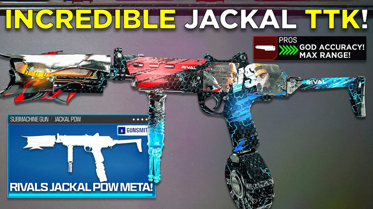 new RIVALS JACKAL nukes Parties in BO6 Multiplayer! (Best Jackal PDW Class Meta Loadout Black Ops 6)