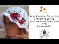 Crochet Spring / Easter Hat Tutorial