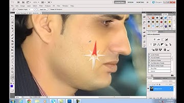 Adobe Photoshop CS5 Tutorials in Urdu Hindi Part 24 of 40 Hand, Zoom & color picker tools