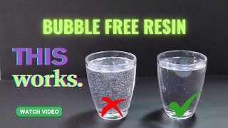 Bubble FREE Resin - DO this before mixing... #resin #resinartist #epoxy