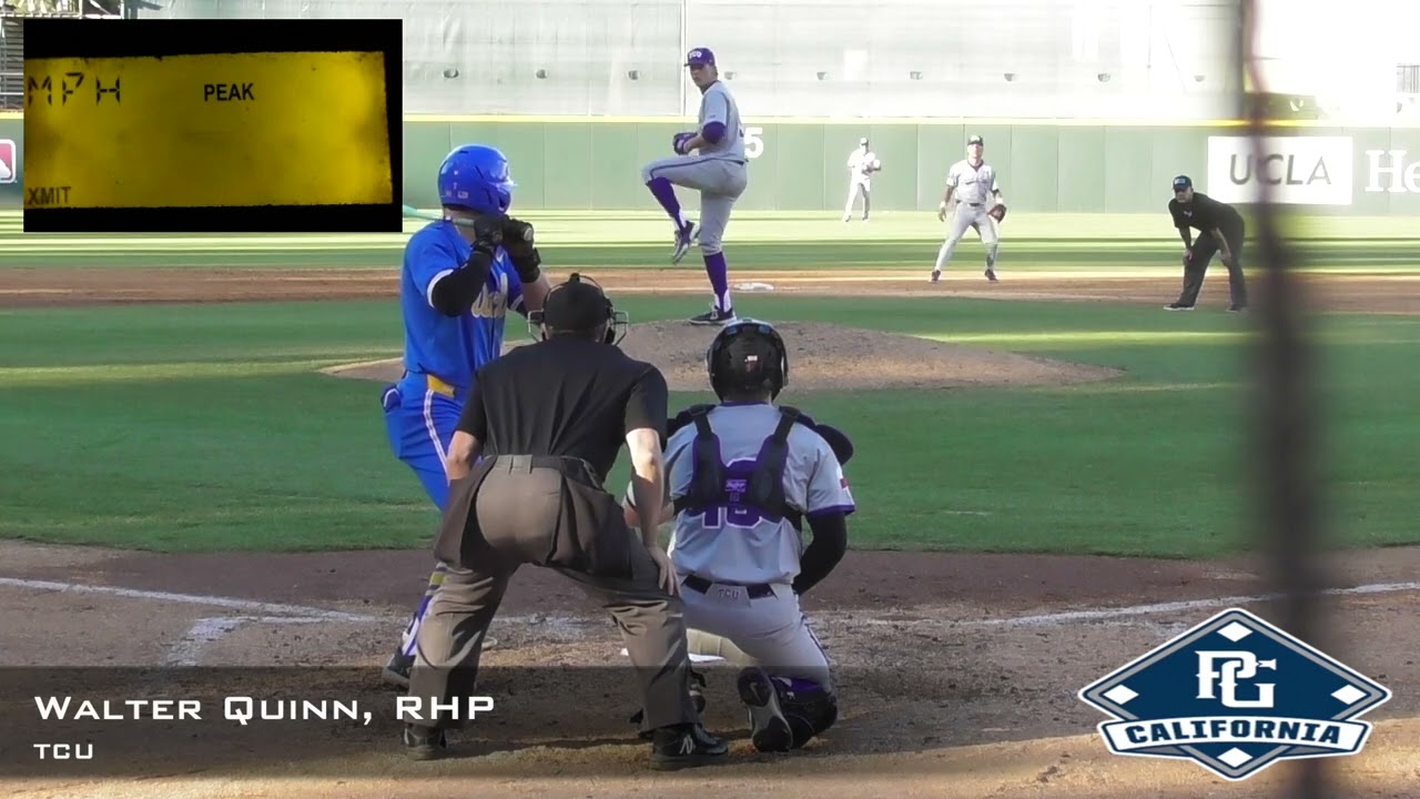 Walter Quinn Prospect Video, RHP, TCU