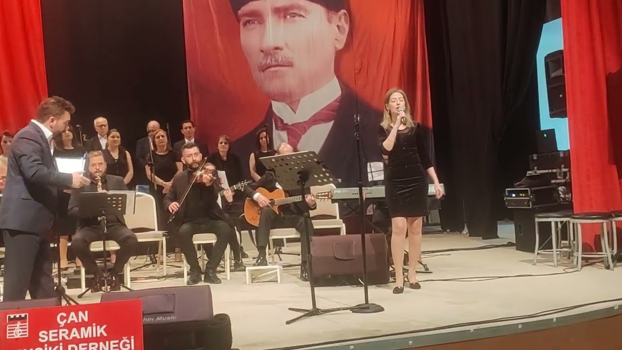 ÇAN BELEDİYESİ RAMAZAN ETKİNLİKLERİ. ÇAN MUSİKİ DERNEĞİ   BİR SOLİST SÖYLÜYOR