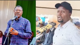 DRAMA as TransNzoia Governor NATEMBEYA Asks Luhyas to Stop Worshipping WETANGULA as \\