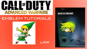 COD Advanced Warfare - LINK (zelda) Emblem Tutorial/ Emblema de LINK (zelda)