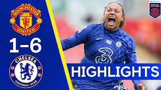 Manchester United 1-6 Chelsea | The Blues End United's Unbeaten Run In Style | Women's Super League