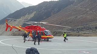 Helicopter ? Landing in Kedarnath