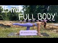 15-Minute Full Body Pilates Workout for Beginners – Tone and Lengthen Without Equipment