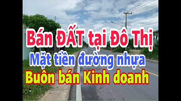 BÁN LÔ ĐẤT MẶT TIỀN ĐƯỜNG NHỰA KINH DOANH BUÔN BÁN ĐẤT Ở ĐÔ THỊ |#0977878733 .