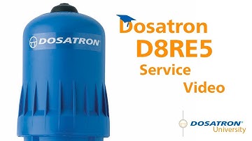 Dosatron D8RE5 - 40 GPM Service Video