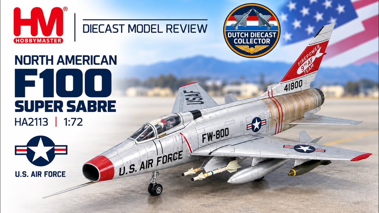 Hobby Master North American F100 Super Sabre HA2113 Diecast model