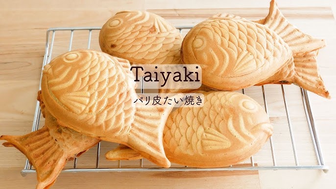 Homemade Taiyaki Recipe - Japanese Fish Shaped Pastry 