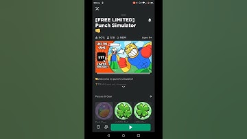 FREE ITEM JOIN THIS GAME!!! FOR FREE UGC LIMITED ITEM AND ROBLOX!!!! CALLED PUNCH SIMULATOR!!
