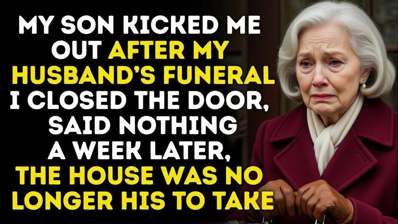 After My Husband’s Funeral, My Son Kicked Me Out of the House He Never Paid For