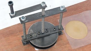 How To Make Roti Maker | Diy Roti, Chapati, Puri Making Machine Without Welding | DIY